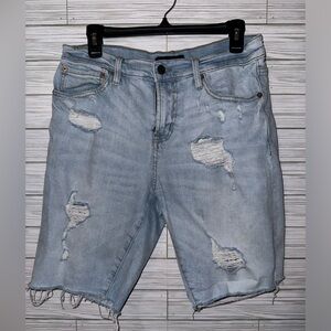 Aero slim cut-off shorts